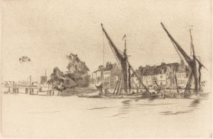 Lindsey Evleri, 1877. by James Abbott McNeill Whistler