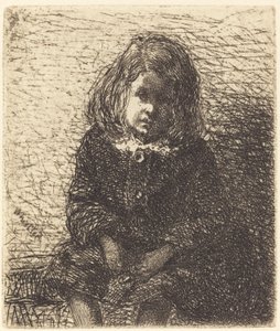 Küçük Arthur, c. 18571858. by James Abbott McNeill Whistler