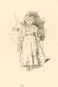 Küçük Evelyn, 1896. by James Abbott McNeill Whistler