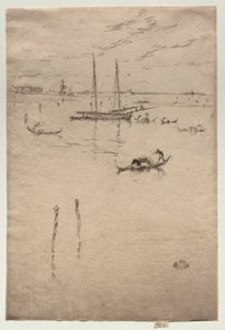 Küçük Lagün. by James Abbott McNeill Whistler