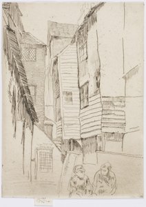Little Smithfield, c.1877 (kağıt üzerine gravür) by James Abbott McNeill Whistler