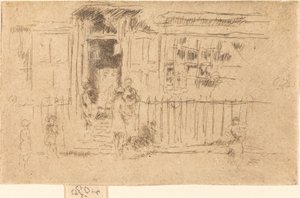 Küçük Adımlar, Chelsea, c. 18841886. by James Abbott McNeill Whistler