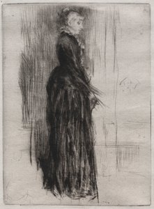 Küçük Kadife Elbise. by James Abbott McNeill Whistler