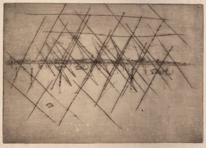Küçük Venedik. by James Abbott McNeill Whistler