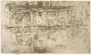 Uzun Ev, Dyers, Amsterdam, 1889 by James Abbott McNeill Whistler