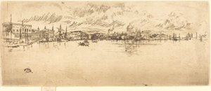 Uzun Venedik, 18791880. by James Abbott McNeill Whistler