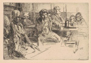 Longshoreman, 1859 (sert kağıt üzerinde dağlama ve kuru nokta) by James Abbott McNeill Whistler