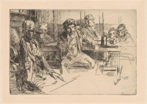 Sahilciler, 1859. by James Abbott McNeill Whistler