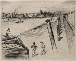 Millbank, 1861. by James Abbott McNeill Whistler
