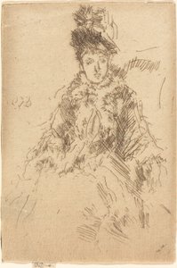 Bayan Lenoir, c. 1887. by James Abbott McNeill Whistler
