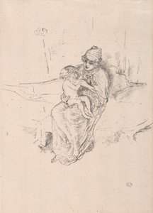 Anne ve Çocuk, No. 1. by James Abbott McNeill Whistler
