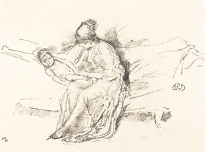 Anne ve Çocuk, No. 4, 18911895. by James Abbott McNeill Whistler