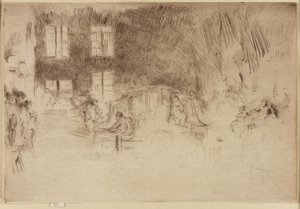 Murano-Cam Ocağı, 1879-1880. by James Abbott McNeill Whistler