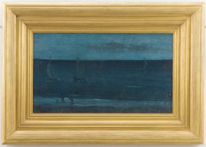 Gece: Mavi ve Gümüş -- Bognor, 1871-1876. by James Abbott McNeill Whistler