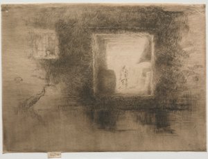 Gece Fırını. by James Abbott McNeill Whistler