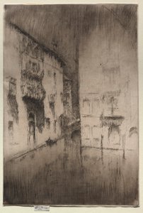 Gece: Saraylar, 1886. by James Abbott McNeill Whistler