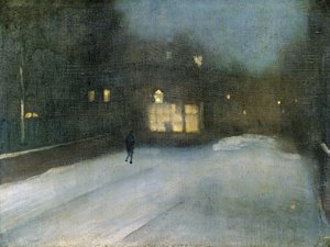 Gri ve Altın Gece: Chelsea Kar, 1876