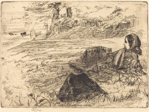 Hemşire ve Çocuk, 1859. by James Abbott McNeill Whistler
