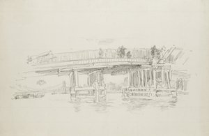 Eski Battersea Köprüsü, 1879, 1887 yayınlandı by James Abbott McNeill Whistler