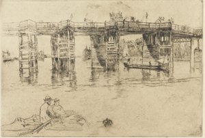 Eski Putney Köprüsü by James Abbott McNeill Whistler