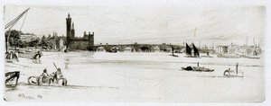 Eski Westminster Köprüsü by James Abbott McNeill Whistler