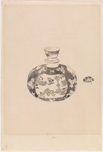 Çan Şeklinde Kapaklı Oviform Zencefil Kavanozu, 1878. by James Abbott McNeill Whistler
