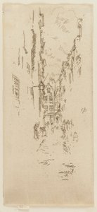 Küçük Kasaplar Sokağı, 1887. by James Abbott McNeill Whistler