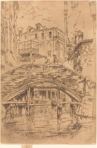 Piovan Köprüsü, 1880. by James Abbott McNeill Whistler