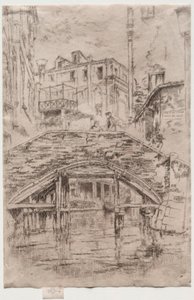 Piovan Köprüsü, 1886. by James Abbott McNeill Whistler