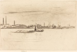 Price'ın Mum İşleri, c. 1875. by James Abbott McNeill Whistler
