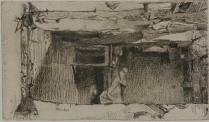 Paçavra Toplayıcılar, Mouffetard Mahallesi, Paris, 1858. by James Abbott McNeill Whistler