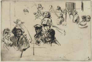 Ratcliffe Otoyolu, 1861 (kağıt üzerinde kuru nokta) by James Abbott McNeill Whistler