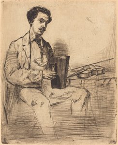 Ross Winans, 1861. by James Abbott McNeill Whistler