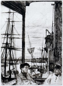 Rotherhithe (veya Wapping) by James Abbott McNeill Whistler