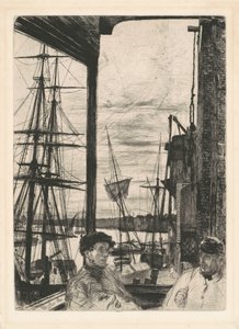 Rotherhithe, 1860. by James Abbott McNeill Whistler