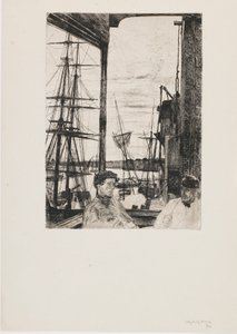 Rotherhithe, 1860. by James Abbott McNeill Whistler