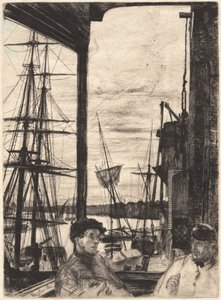 Rotherhithe, 1860. by James Abbott McNeill Whistler