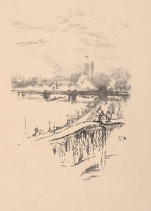Savoy Güvercinleri. by James Abbott McNeill Whistler