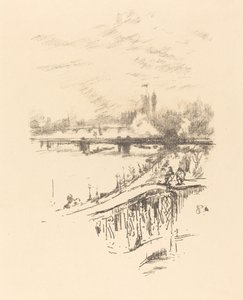 Savoy Güvercinleri, 1896. by James Abbott McNeill Whistler