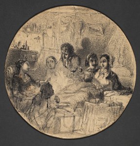 Bohem Yaşamından Bir Sahne, 1855-57 by James Abbott McNeill Whistler