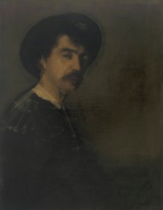 Otoportre, 1870-1875. by James Abbott McNeill Whistler