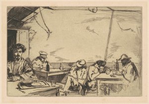Üç Kuruşluk Çorba, 1859. by James Abbott McNeill Whistler