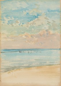 Southend - Gün Batımı, 1882-1884. by James Abbott McNeill Whistler