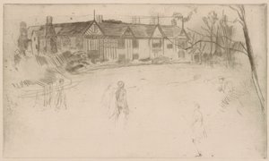 Speke Salonu, 1875. by James Abbott McNeill Whistler