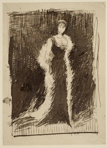 Siyah Aranjman Çalışması: Lady Meux, 1881 by James Abbott McNeill Whistler