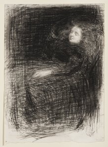"Uyuyan" Çalışması, 1863 by James Abbott McNeill Whistler