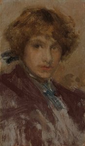 Bir Kızın Başı ve Omuzları Çalışması, 189697. by James Abbott McNeill Whistler