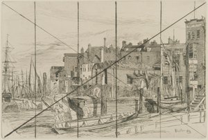 Thames Polisi, 1859. by James Abbott McNeill Whistler