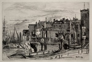 Thames Polisi, 1859. by James Abbott McNeill Whistler