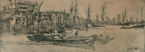 Thames Depoları, 1859, 1904 by James Abbott McNeill Whistler